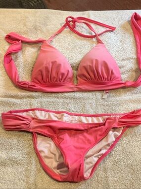Victoria's Secret Pink Triangle Bikini Set